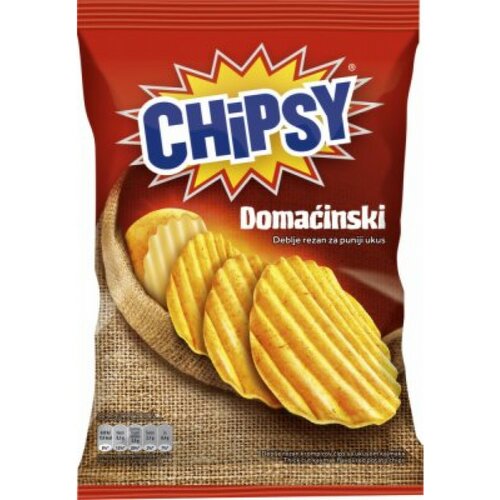 Marbo chipsy domaćinski čips sa ukusom kajmaka 60g kesa Slike