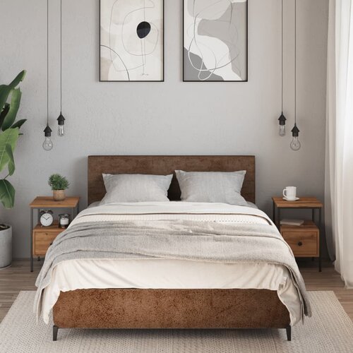 vidaXL Noćni ormarići 2 kom Artisan hrast 34x36x50 cm izrađeno drvo Cijene