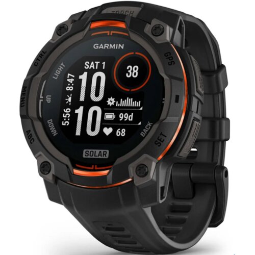 Garmin Instinct 3 solarni pametni sat, 45 mm, crni Cene