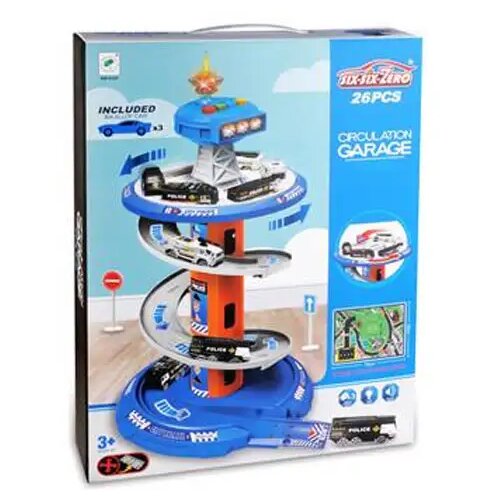 Magic Toys Parkirni stolp Igralni set z zvokom in tremi avtomobilčki Cene