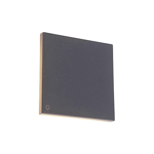 QAZQA Dizajnerska stenska svetilka siva aluminij 15 cm z LED 9W - Skyf Cene
