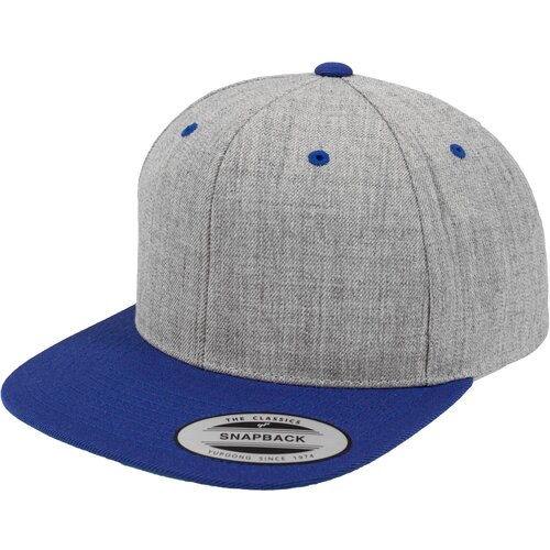 Flexfit Classic Snapback 2-Tone heather/Royal Slike