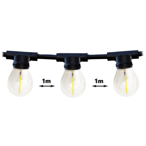  Vani&amp;scaron;nja dekorativna girlanda MIMOSA 10xE27/1,3W/230V IP44 10 m Slike