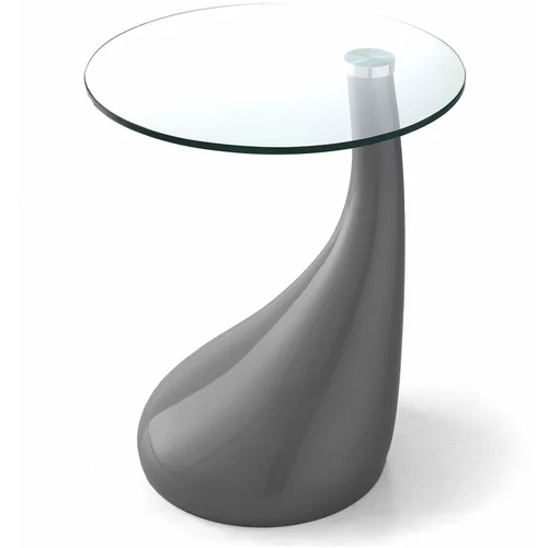 Tomasucci Okrugli pomoćni stol sa staklenom pločom ø 45 cm Pop -