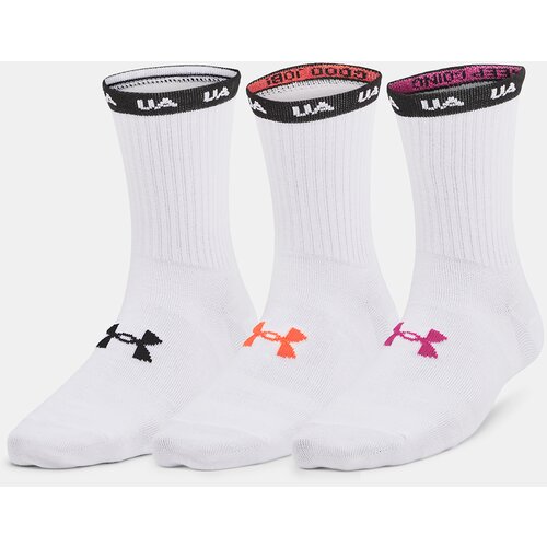 Under Armour Socks UA Essential Nv Mid Crew 3PK-WHT - Women Cijene