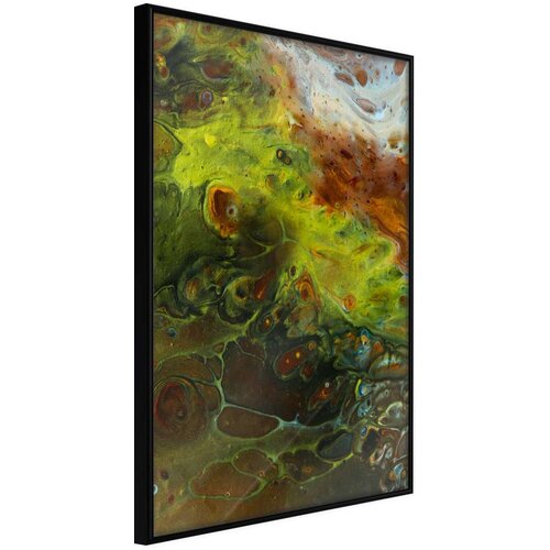  Poster - Turbulent Green 40x60 Slike