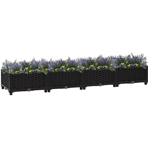vidaXL Visoka greda 160x40x23 cm polipropilen Cene