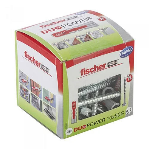 Fischer DUOPOWER 10x50 S LD 2-komponentni tipl 50 mm 10 mm 535461 25 St.