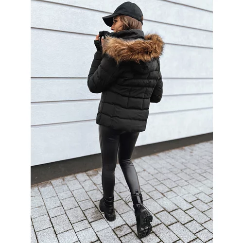 DStreet Women's quilted winter jacket VERSES black