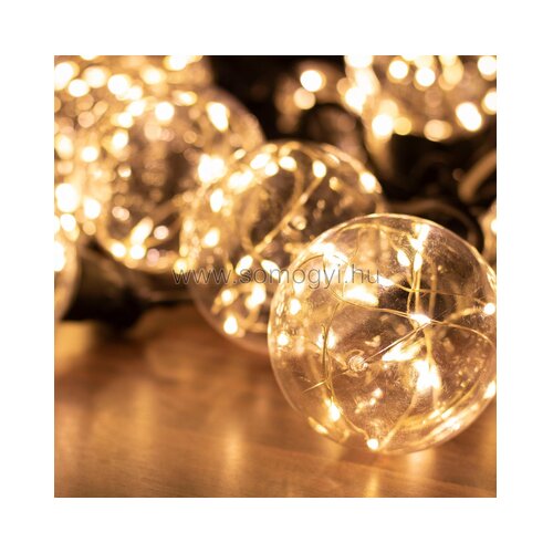Home Dekorativna LED rasvjeta, 10 LED kugli - LPL 10 GLOBE, Bijela Slike