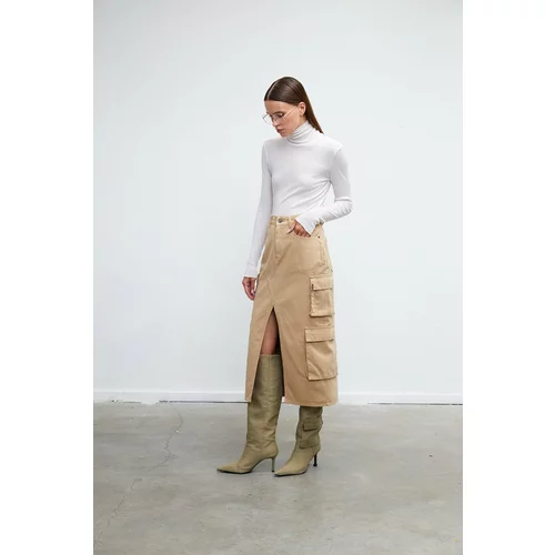 VATKALI Midi skirt with cargo pocket