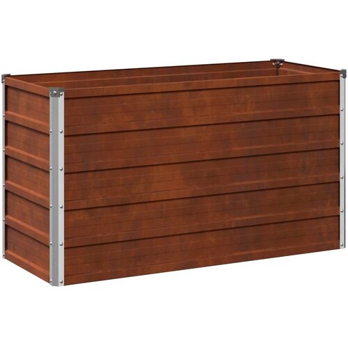  Povi&amp;scaron;eni vrtni krevet Rđa 100 x 40 x 55 cm corton - 100 x 40 x 55 cm Otporni čelik Slike