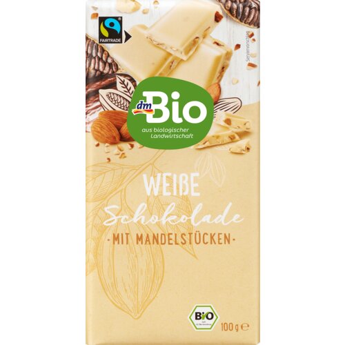 dmBio Bela čokolada sa bademom 100 g Cene