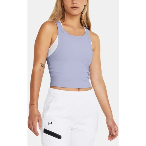 Under Armour Meridian Rib Crop Tank Top - PPL - Women