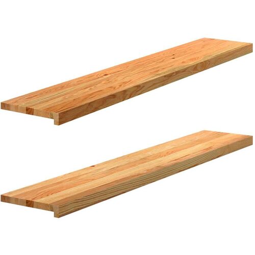  prozorske klupice 2 kom svijetlosmeđe 140x30x2 cm masivne hrast Cijene