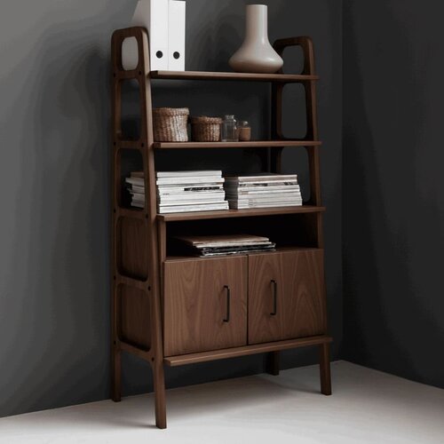 Hanah home polica za knjige CPT4750-50, 75 cm, orah Cene