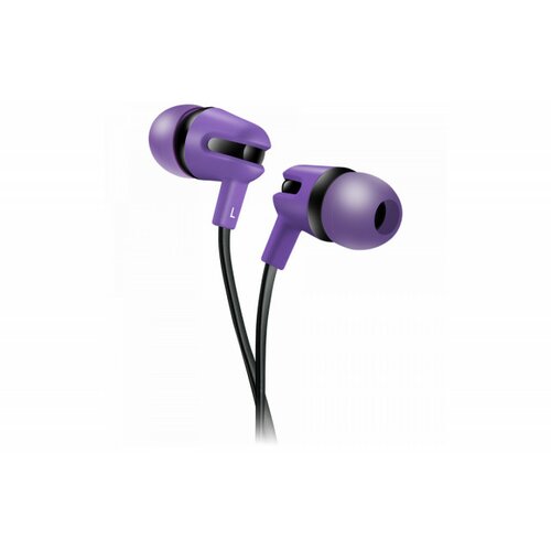Canyon SEP-4 Stereo earphone with microphone, 1.2m flat cable, Purple, 22*12*12mm, 0.013kg Cene