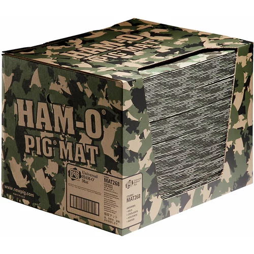 PIG Univerzalna podloga HAM-O®, univerzalna izvedba, v podajalni škatli, zelene barve, ŠxD 410 x 510 mm, DE 100 kosov