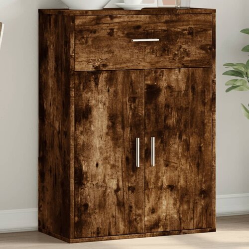 VidaXL Komoda boja dimljenog hrasta 60x30x84 cm konstruirano drvo Slike