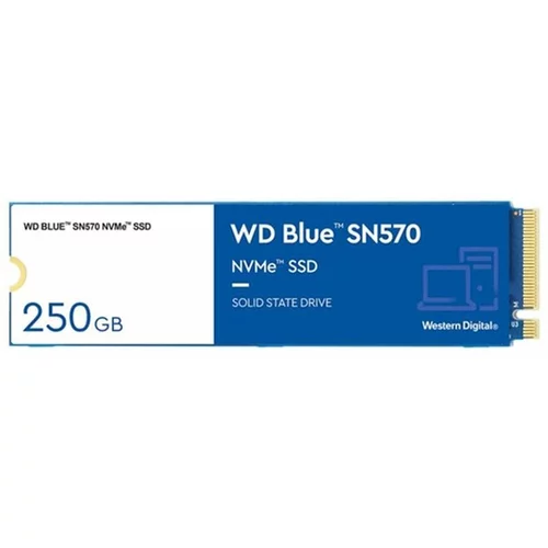 Wd trdi disk 250GB SSD BLUE SN570 3D M.2 2280 NVMe