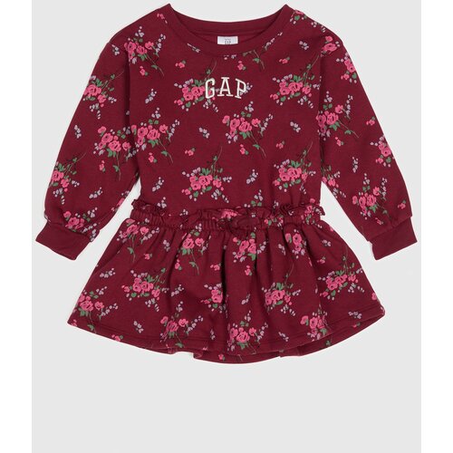 GAP Baby Sweatshirt Dress with Logo - Girls Slike