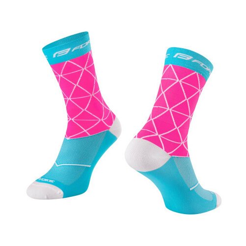Force čarape evoke, pink-plave l-xl/42-46 ( 9009120 ) Cene