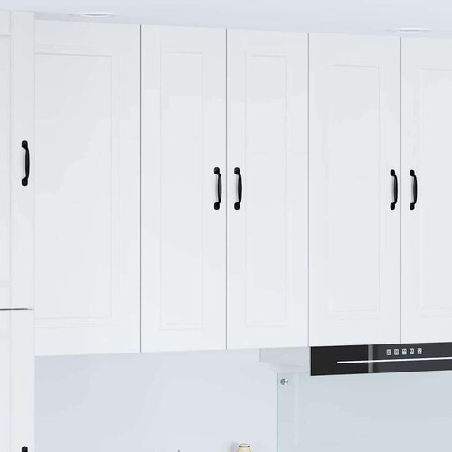 vidaXL Stenska kuhinjska omarica Bela 60 x 31 x 100 cm Konstruiran les Cene