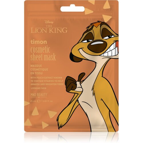 Mad Beauty Lion King Timon Sheet maska za intenzivnu hidrataciju 25 ml Cijene