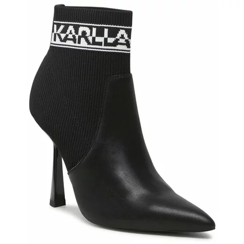 Karl Lagerfeld Škornji KL31353 Črna