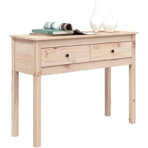  Konzolni stol 100x35x75 cm od masivne borovine Slike