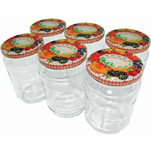  Set kozarec za vlaganje (0,72 l 6 kozarcev s pokrovom) Cene