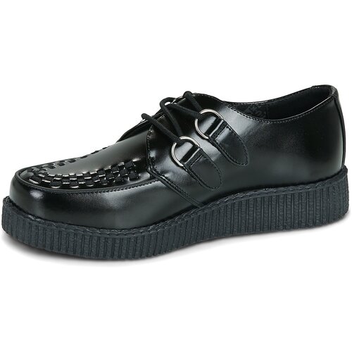 TUK Čevlji Derby Viva Flex Low Creeper Črna Slike