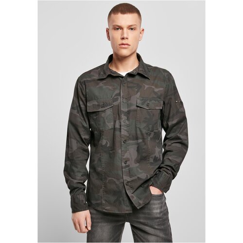 Brandit Slim work shirt with olive mask Slike