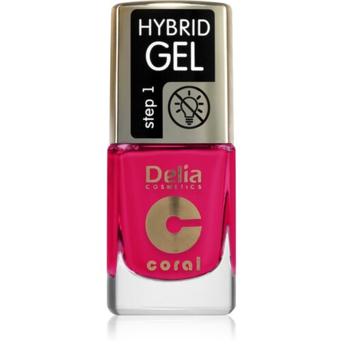 Delia Cosmetics Coral Nail Enamel Hybrid Gel gel lak za nohte odtenek 147 11 ml Slike