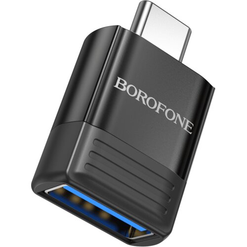 Borofone adapter OTG BV18 - Type C v USB - črn Cene