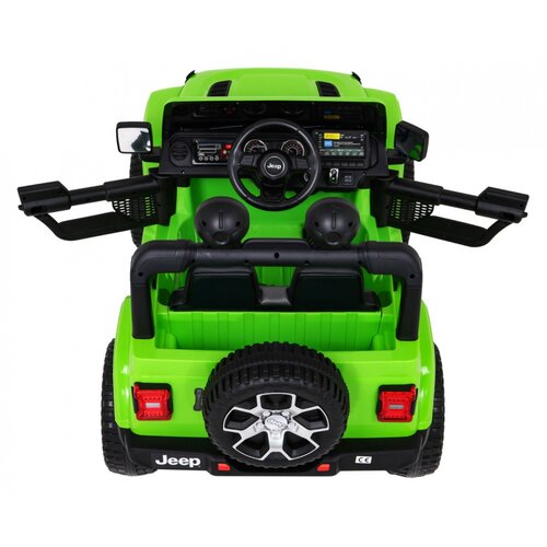  Licencirani auto na akumulator Jeep Wrangler Rubicon 4x4 - zeleni Slike