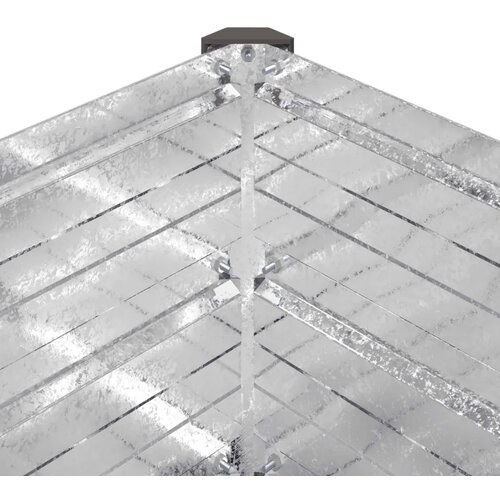  Povi&amp;scaron;eni vrtni krevet Srebrna 100 x 40 x 55 cm cinkani - 100 x 40 x 55 cm Pocinčani čelik Slike