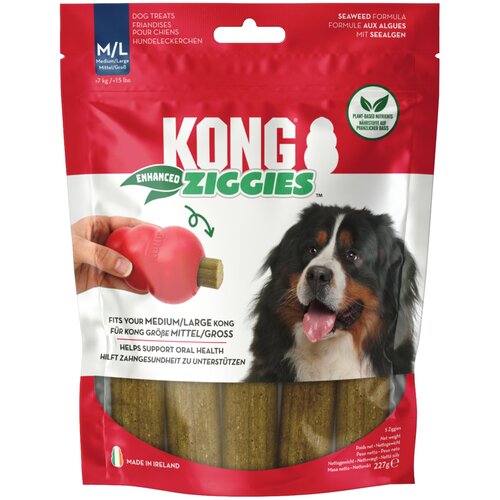 Kong Ziggies Enhanced - Veličina M/L: za srednje i velike pse težine preko 7 kg (227 g) Cijene