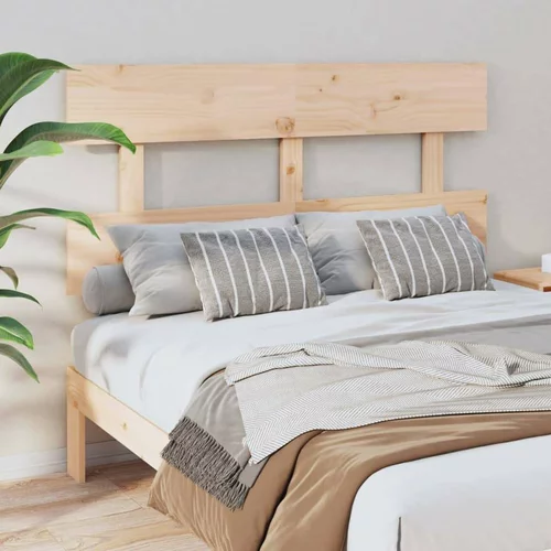  Uzglavlje za krevet sivo 164 x 3 x 81 cm od masivne borovine