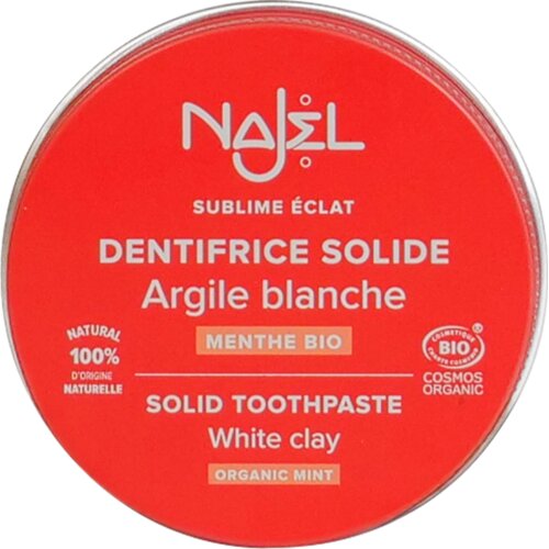 Najel Trdna zobna pasta z belo glino - 33 g Slike