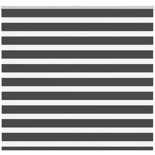 vidaXL Zavjesa zebra crna 160x100 cm širina tkanine 155,9 cm poliester Cijene