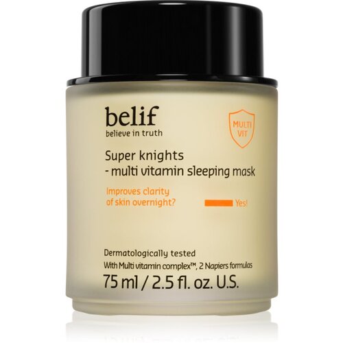 BELIF Super Knights Multi Vitamin Mask intenzivna noćna maska za brzu regeneraciju suhe i dehidrirane kože lica za sve tipove kože 75 ml Cijene