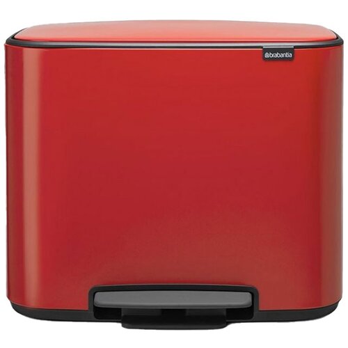 Brabantia Ko&amp;scaron; za smeti Bo Pedal Bin, 3 x 11 L, rdeč Slike