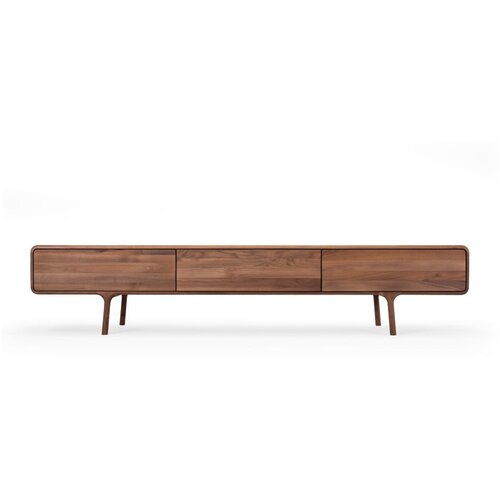Gazzda Smeđa TV komoda od punog hrasta 220x45x45 cm Fawn – Cijene