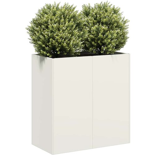 vidaXL Sadilnik Bela 80x40x80 cm Hladno valjano jeklo Cene
