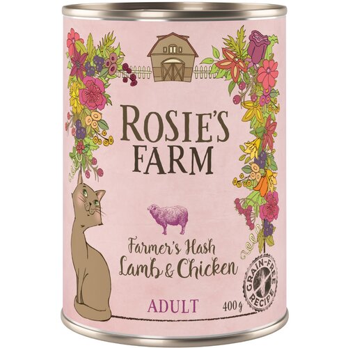 Rosie's Farm Adult 6 x 400 g - Janjetina i piletina Cijene