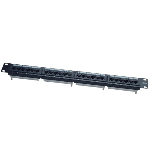 Patch panel 24 vrat 1U 19" Cat5e UTP Cene
