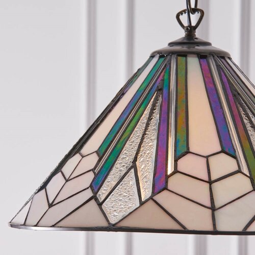  Endon 63937 - Luster na lancu Tiffany ASTORIA 1xE27/60W/230V prečnik 40 cm Slike