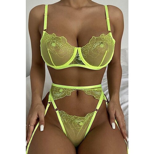 Svet erotike 2024 Komplet Athena Green-zelena-l Cene