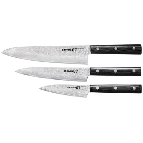  SET NOŽEVA 3/1 67 SLOJEVA DAMASCUS SAMURA Cijene